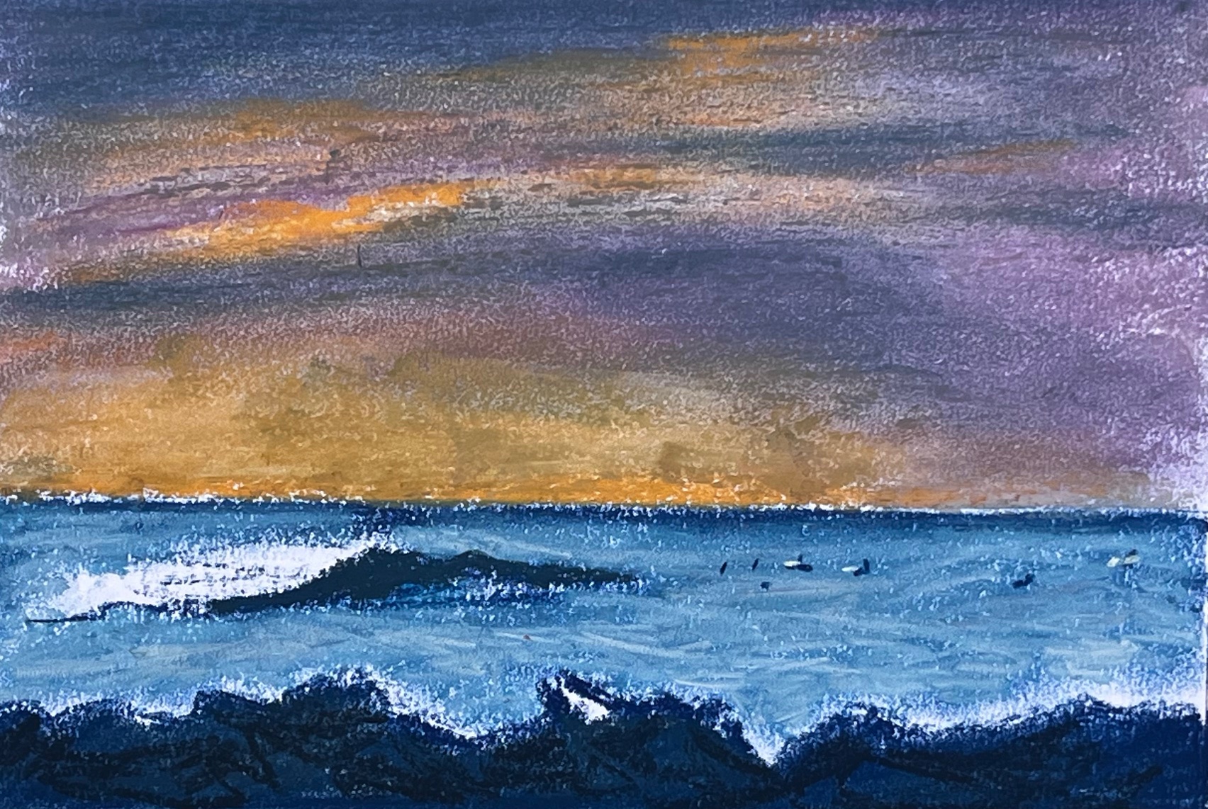 Welle am Abend